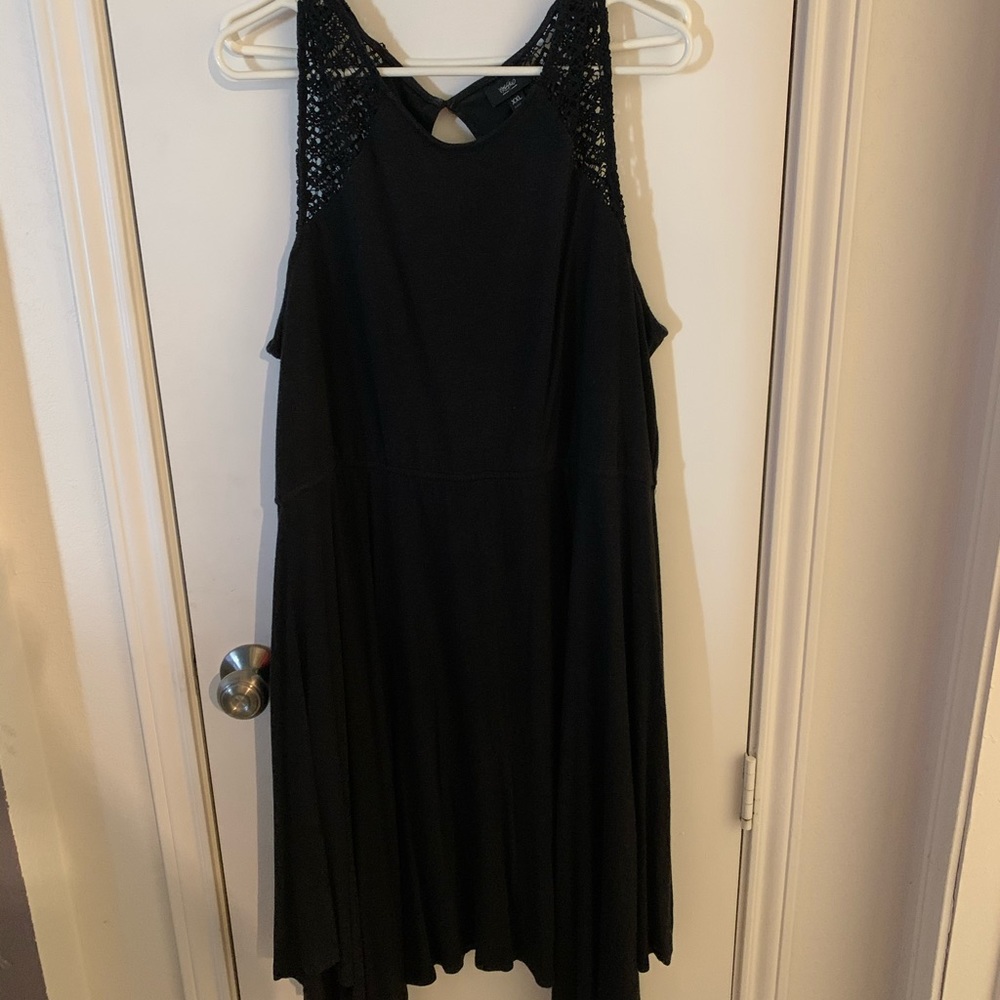 Mossimo crochet tank dress with hancherchief hem